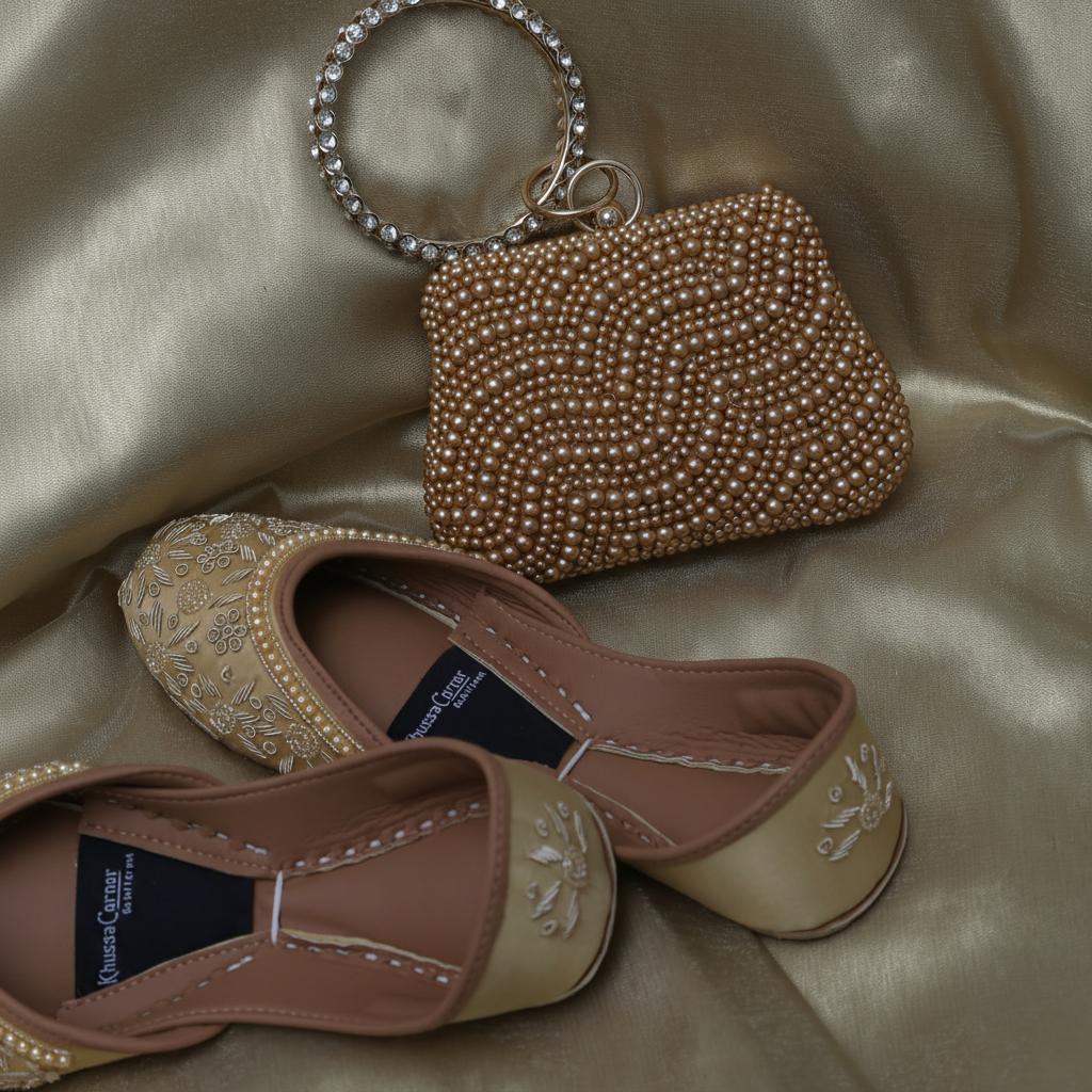 Gold Pearl BoxClutch Set