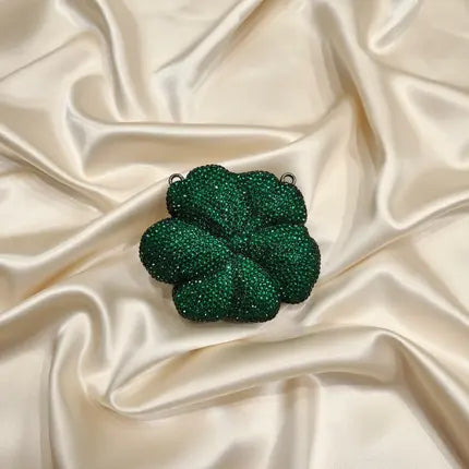 Florina Clutch (Emerald Green)