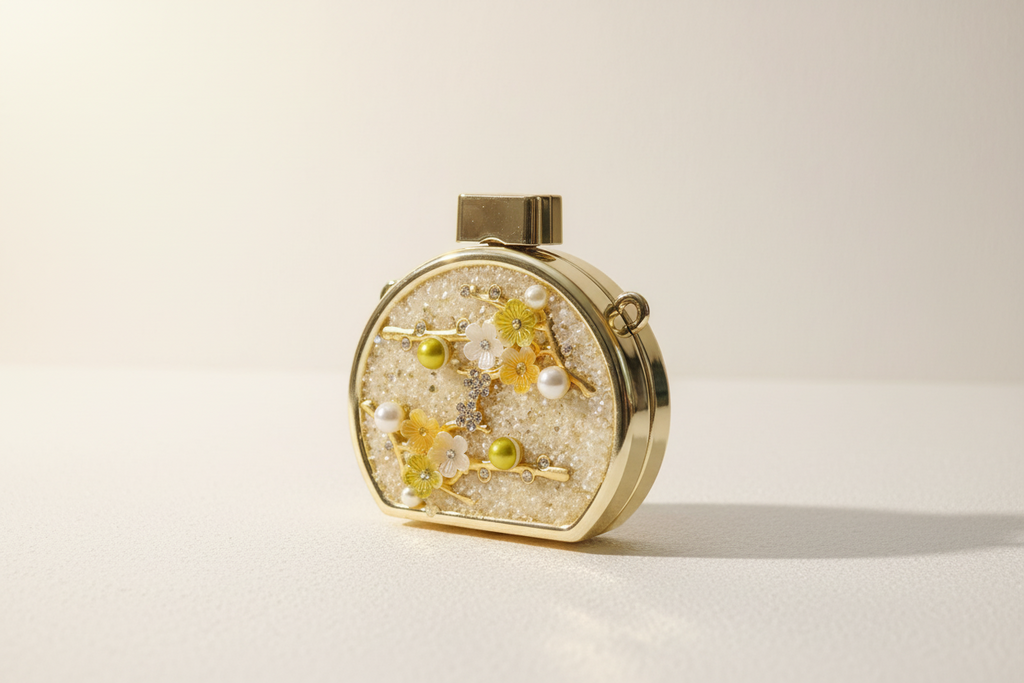 Gul-e-Rana Clutch (Gold)