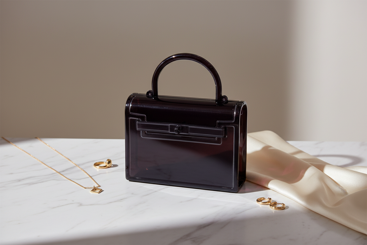 BoxLock Mini Clutch (Choco)