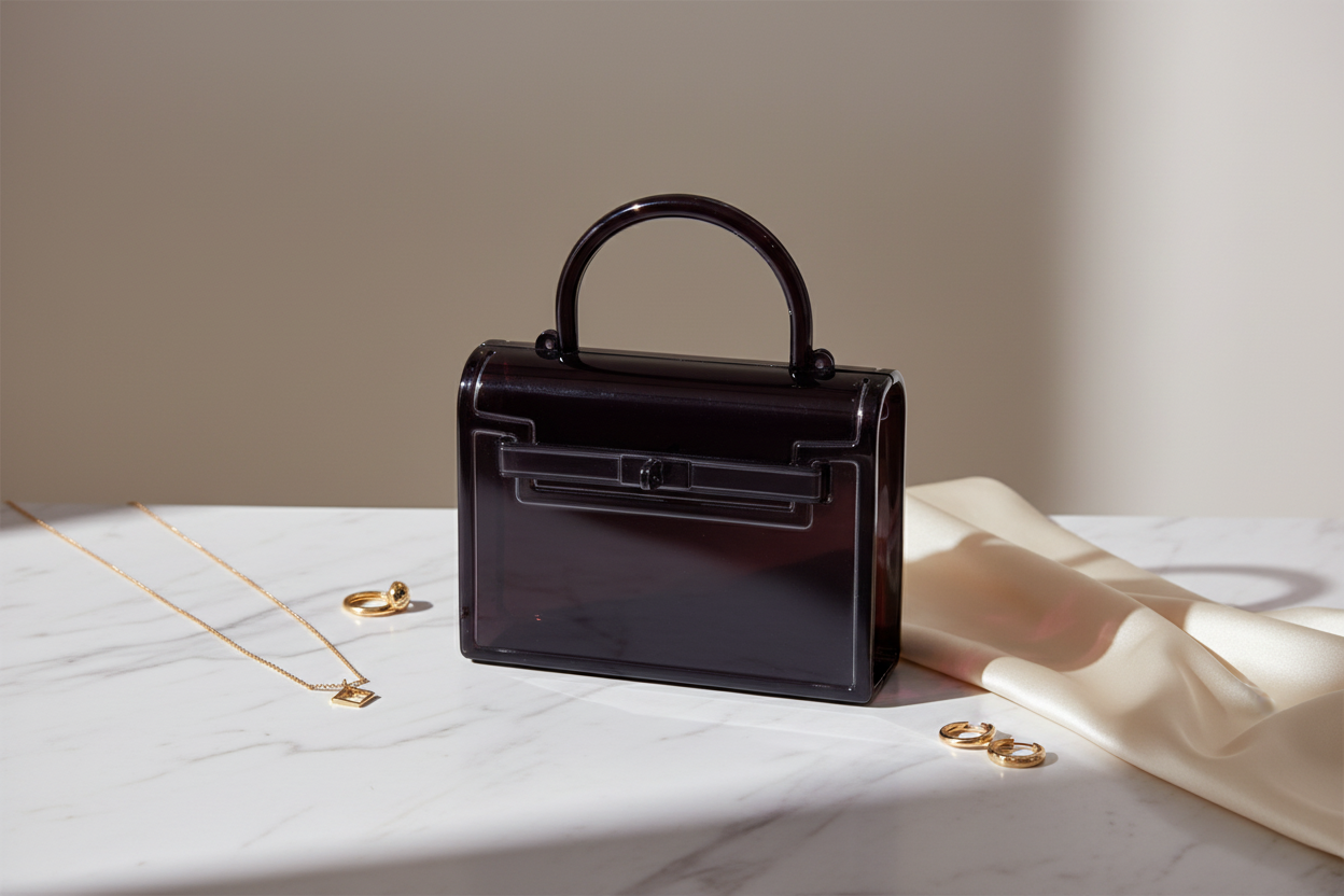 BoxLock Mini Clutch (Choco)