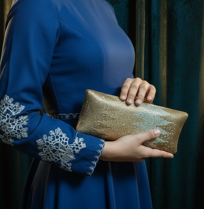 Crystallo Clutch (Gold)