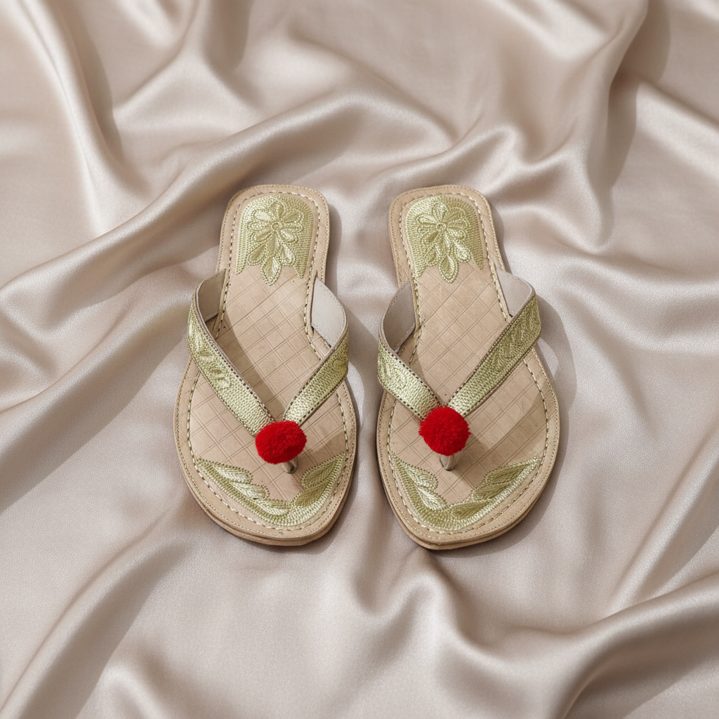 Gul Tilla Chappal (Gold)