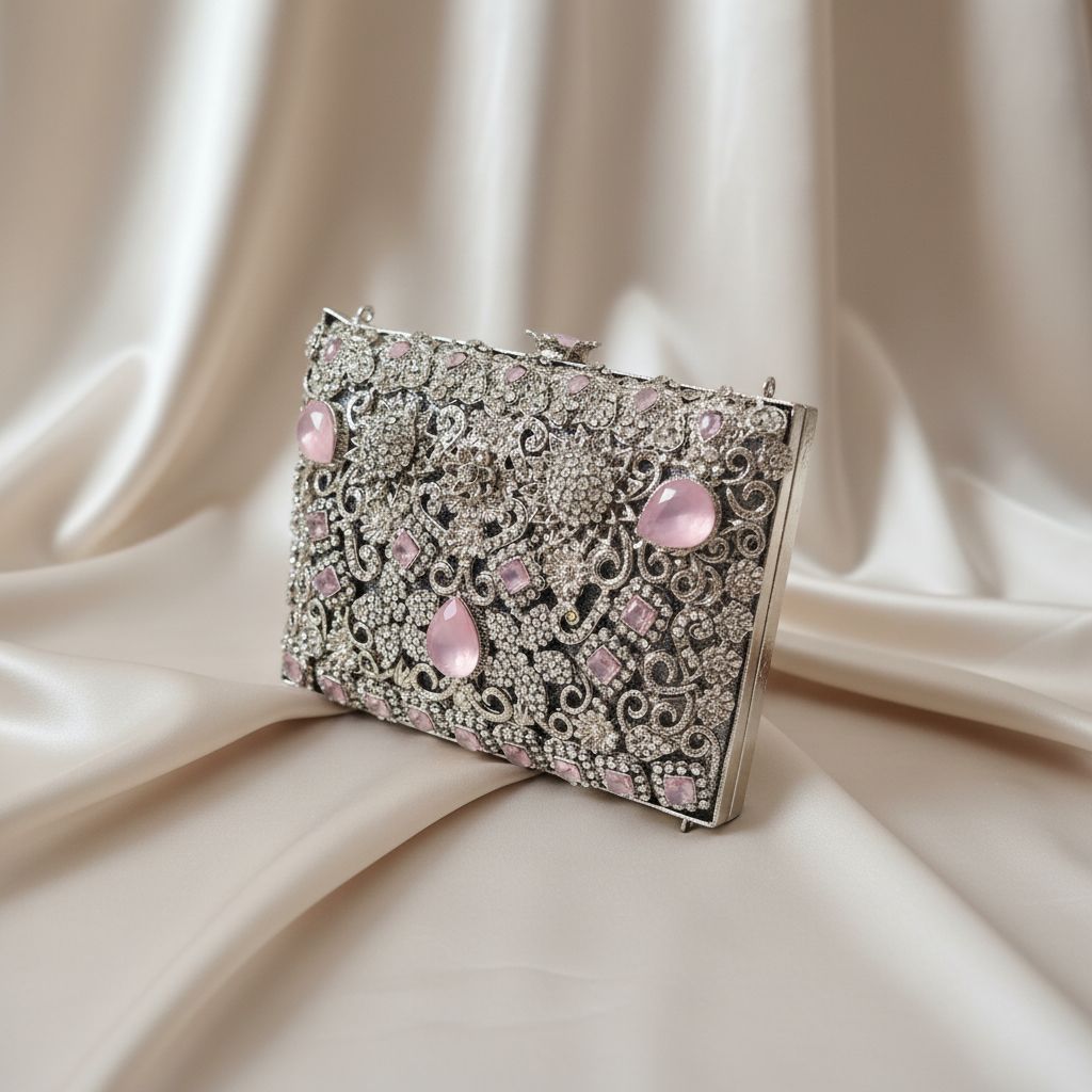 Manjoos Turkish Clutch S(Pink)