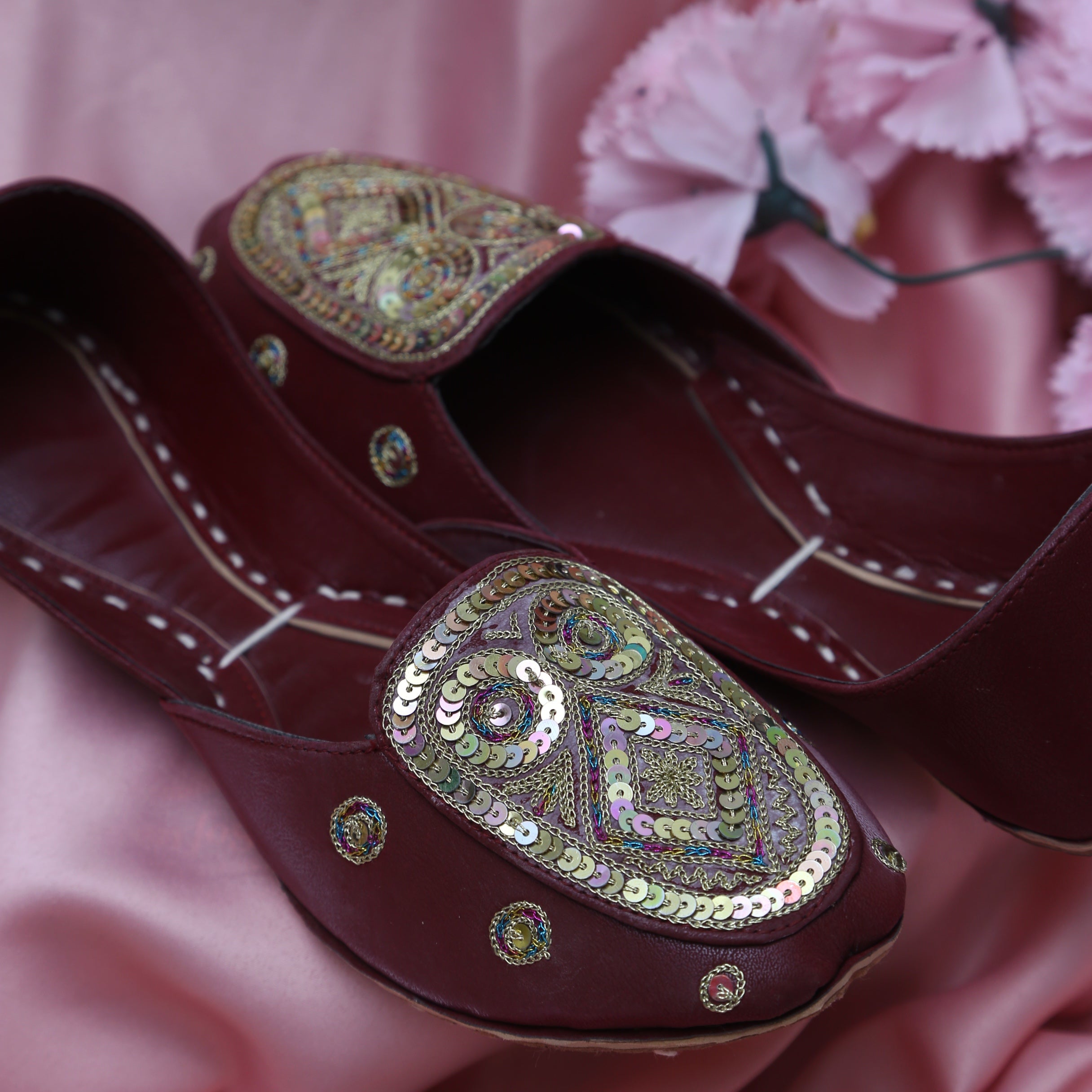 Saba Loafer (Ruby Maroon)