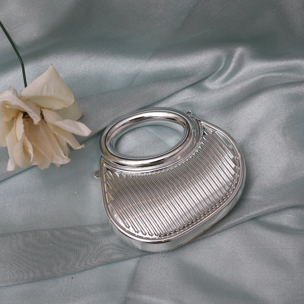 Bucket Mini Bag - Silver