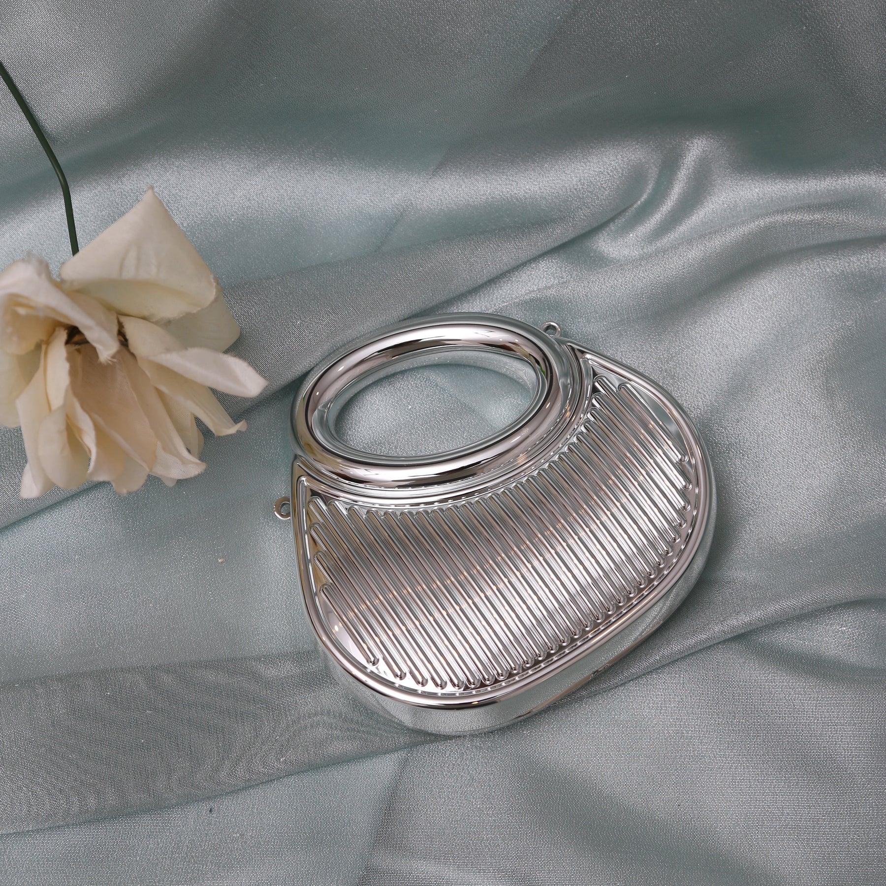 Bucket Mini Bag - Silver