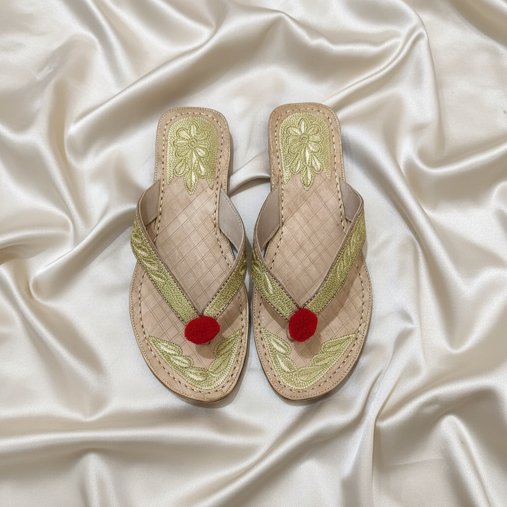 Gul Tilla Chappal (Gold)