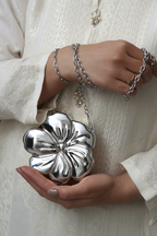 Silver Flower MiniBag