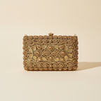 Manjoos Turkish Clutch A(Gold)