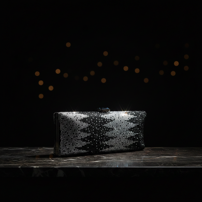 Crystallo Clutch (Black)