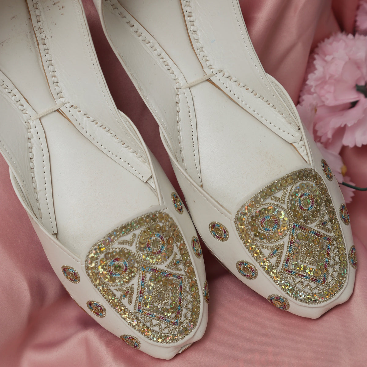 Saba Loafer (Pearl White)