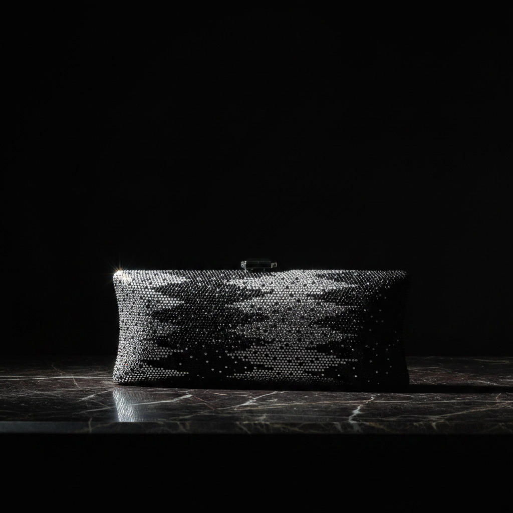 Crystallo Clutch (Black)