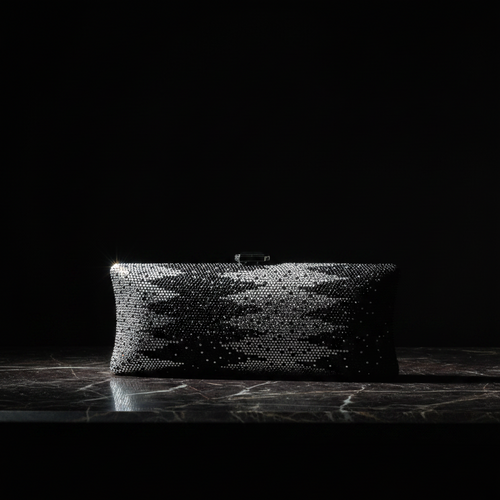 Crystallo Clutch (Black)