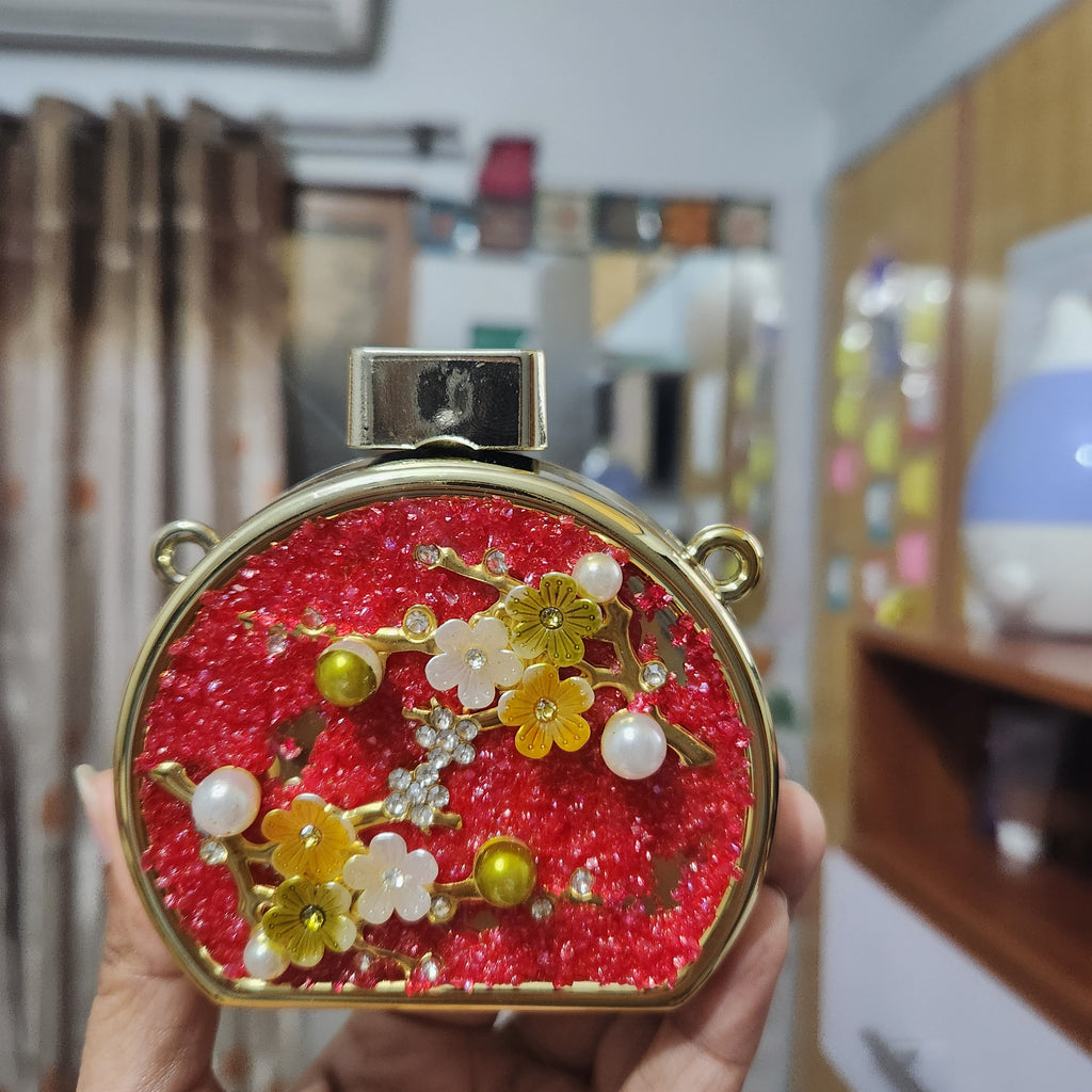 Gul-e-Rana Clutch (Red)