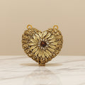 Kundan Heart Clutch (B)