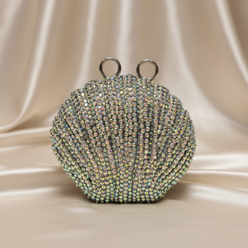 Shellena Crystal Clutch-Aurora