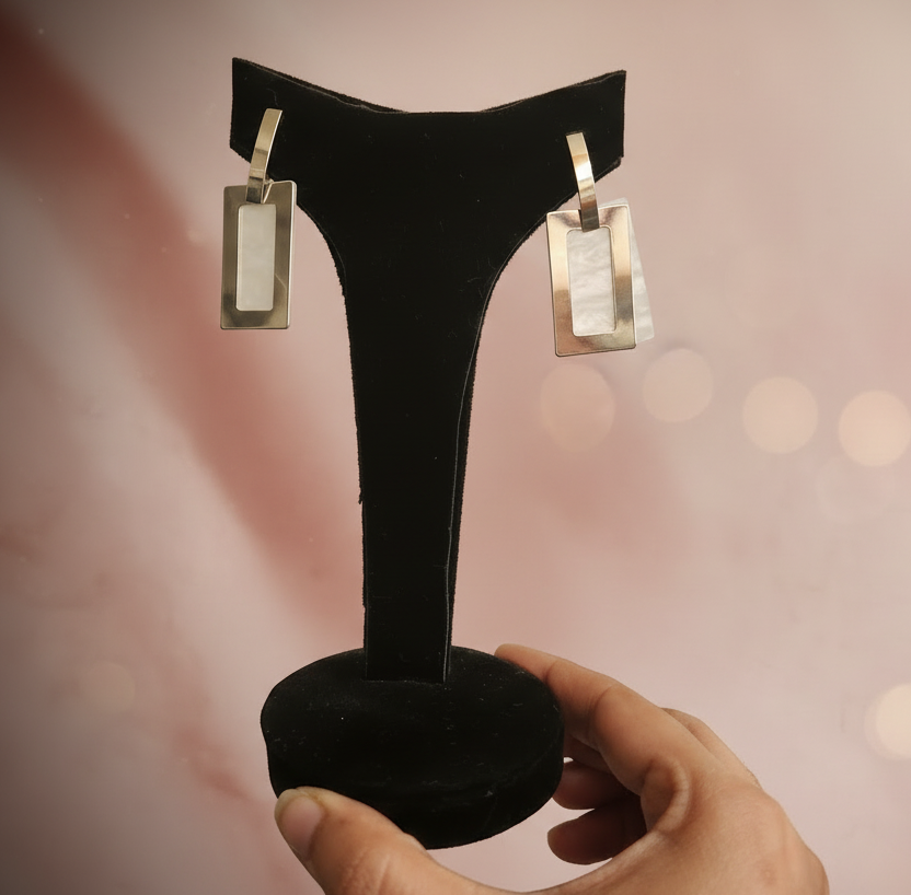 Angelina Earrings (Silver)