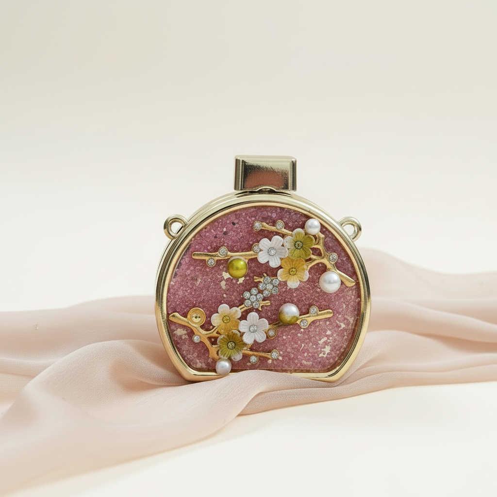 Gul-e-Rana Clutch (Pink)