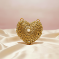 Kundan Heart Clutch (C)