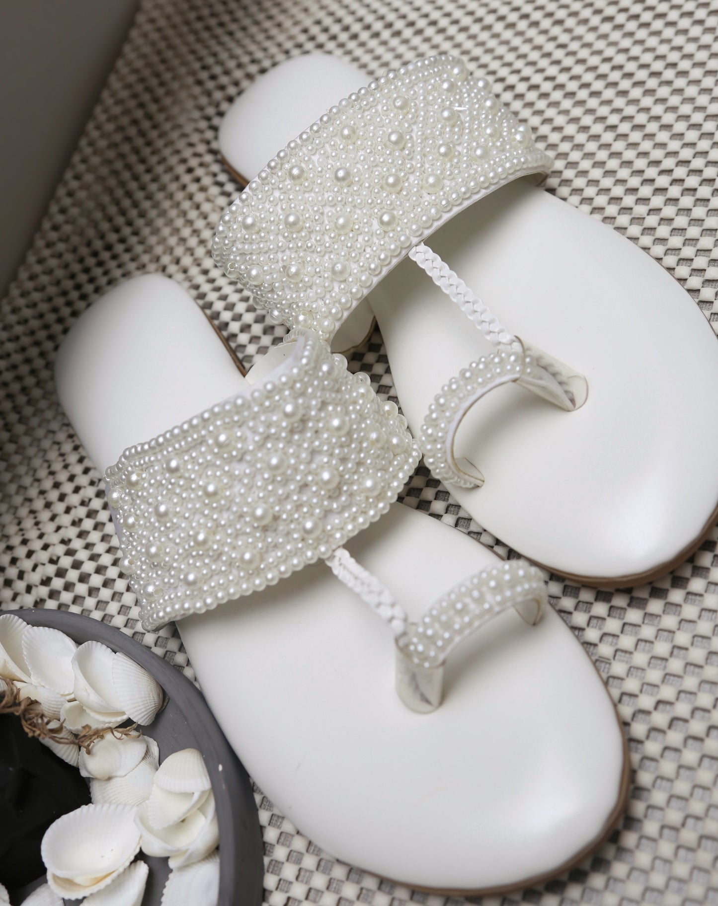 White Pearl Kolhapuri