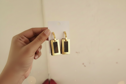 Angelina Earrings (Black)