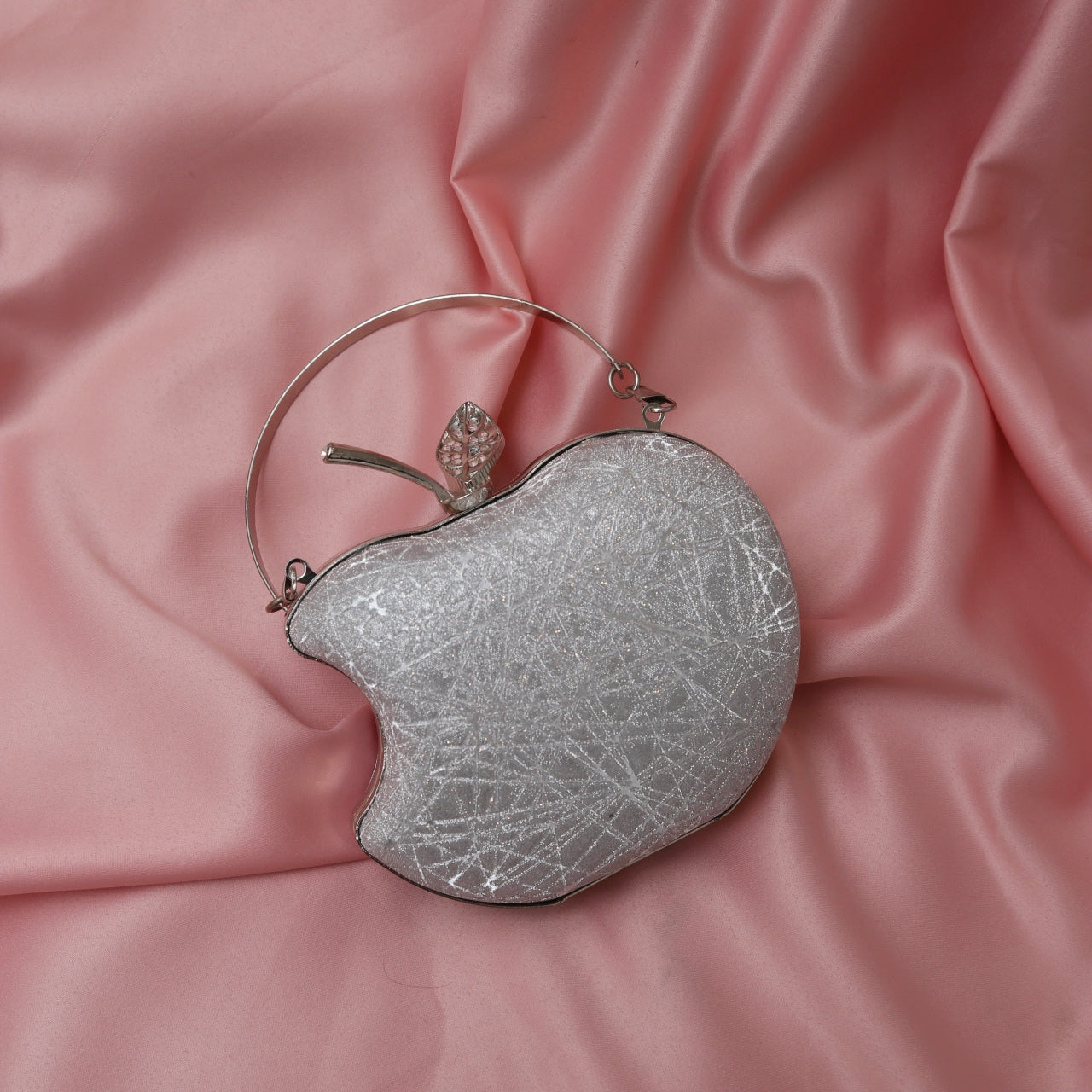 Apple Clutch (Silver)