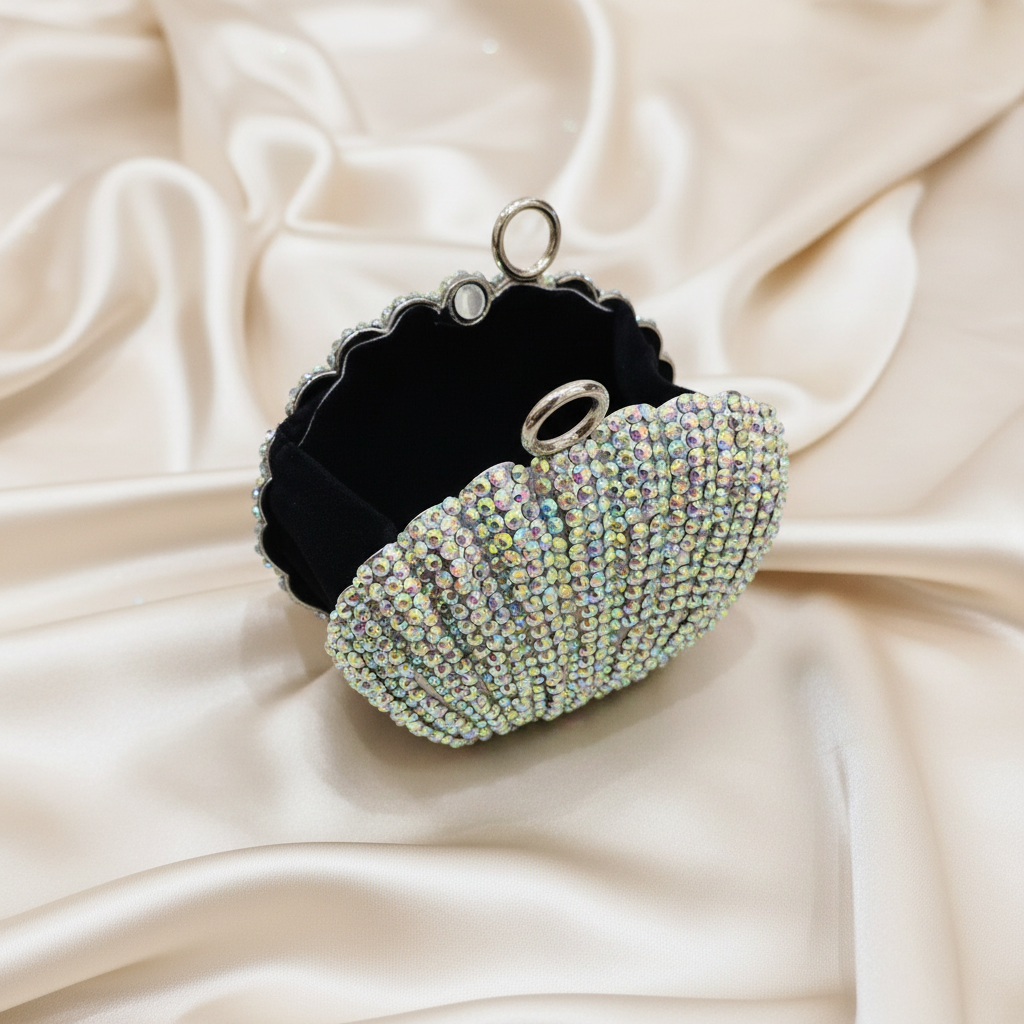 Shellena Crystal Clutch-Aurora