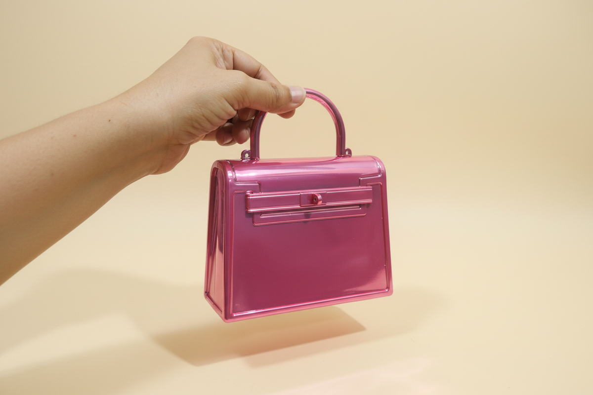 BoxLock Mini Clutch (Pink)