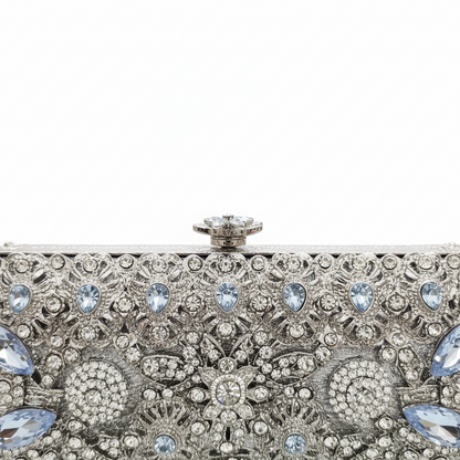 Manjoos Turkish Clutch (Silver)