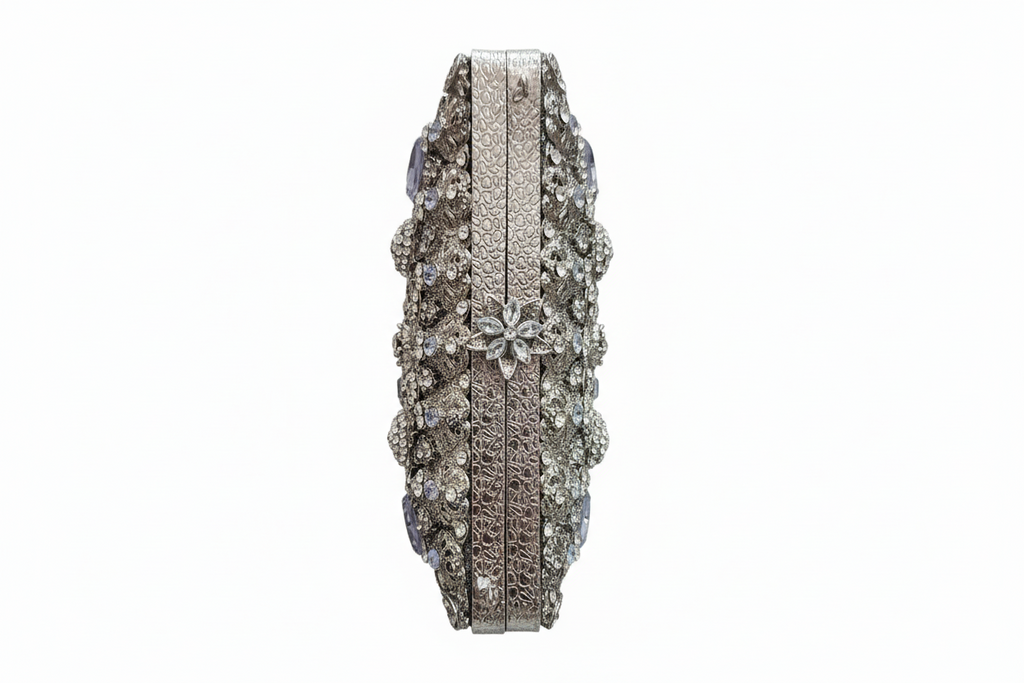 Manjoos Turkish Clutch (Silver)