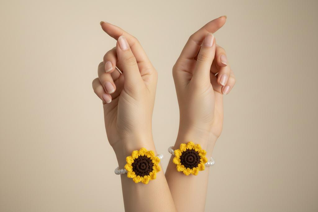 Sunflower Crochet Gajras
