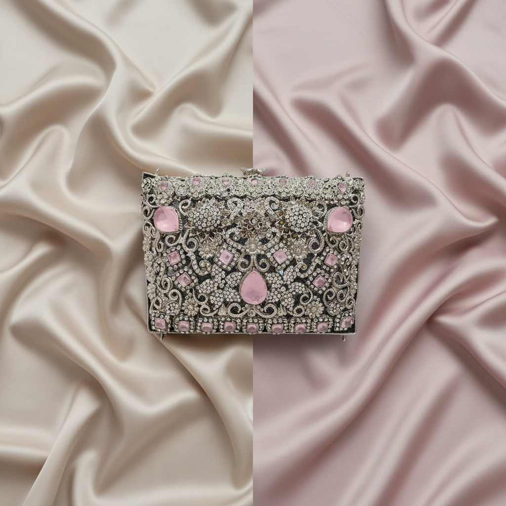 Manjoos Turkish Clutch S(Pink)