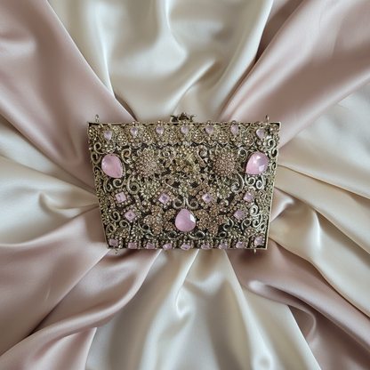 Manjoos Turkish Clutch B(Pink)