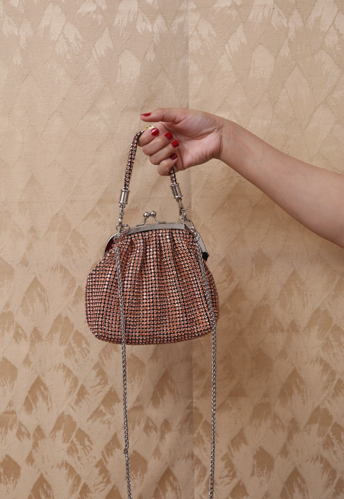 LuxeMesh Bag (Champagne)