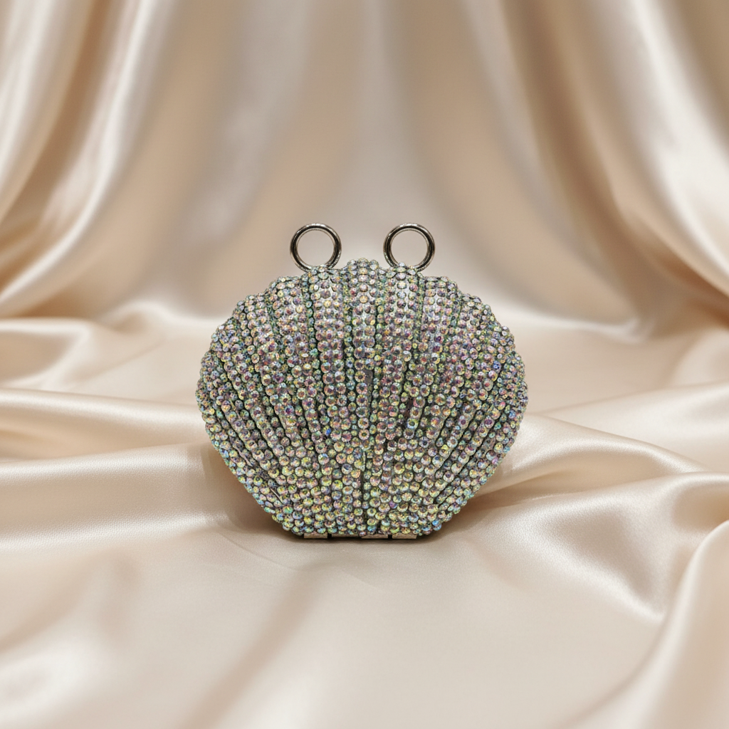 Shellena Crystal Clutch-Aurora