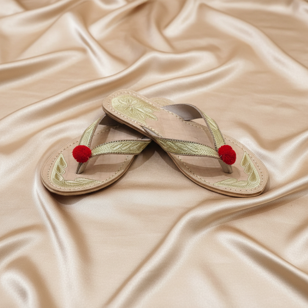 Gul Tilla Chappal (Gold)