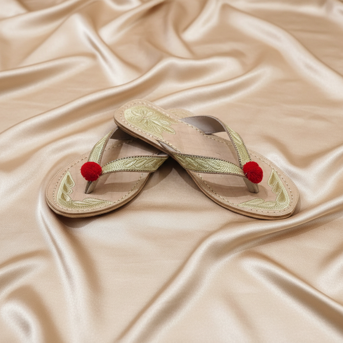 Gul Tilla Chappal (Gold)