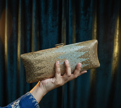 Crystallo Clutch (Gold)
