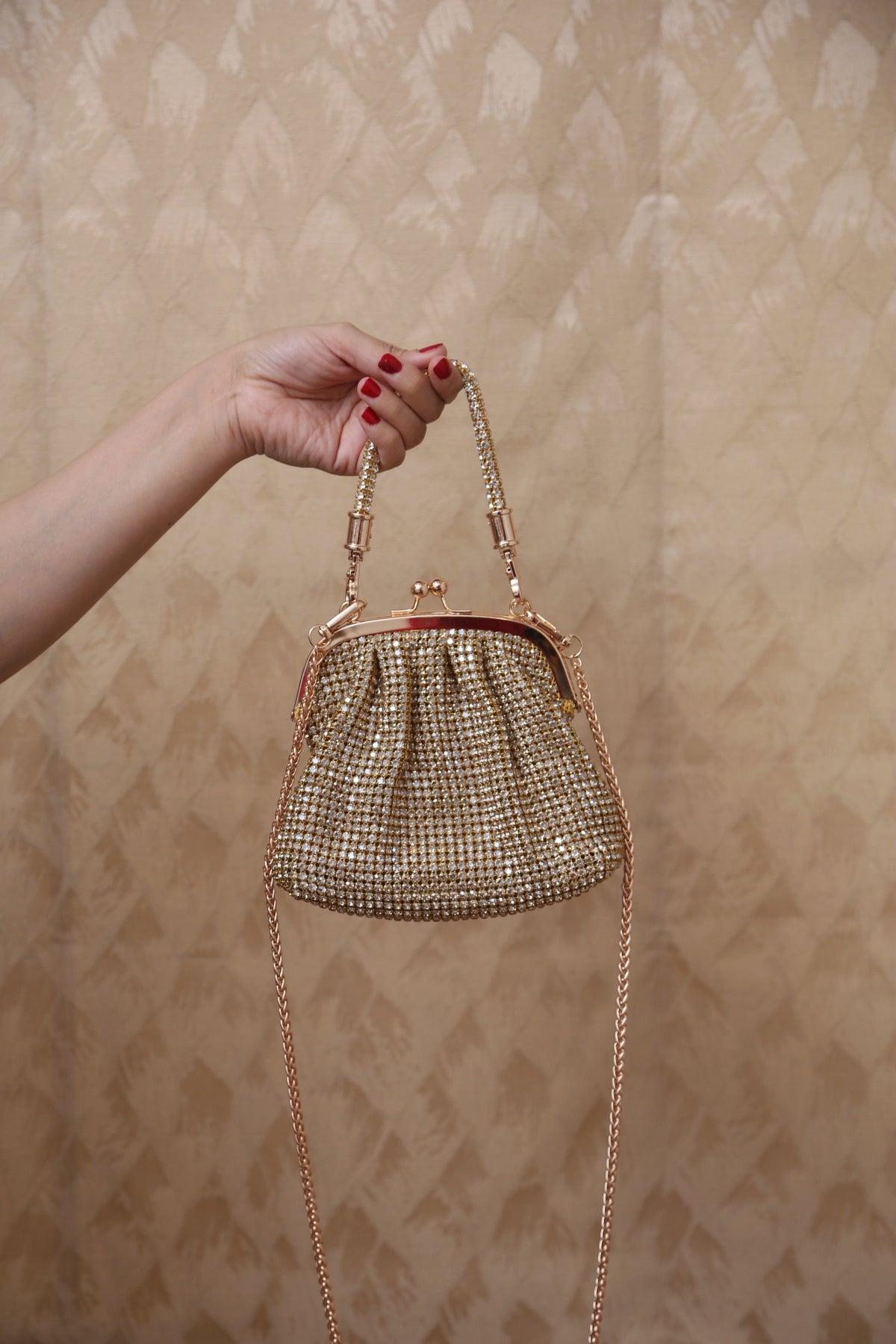 LuxeMesh Bag (LightGold)