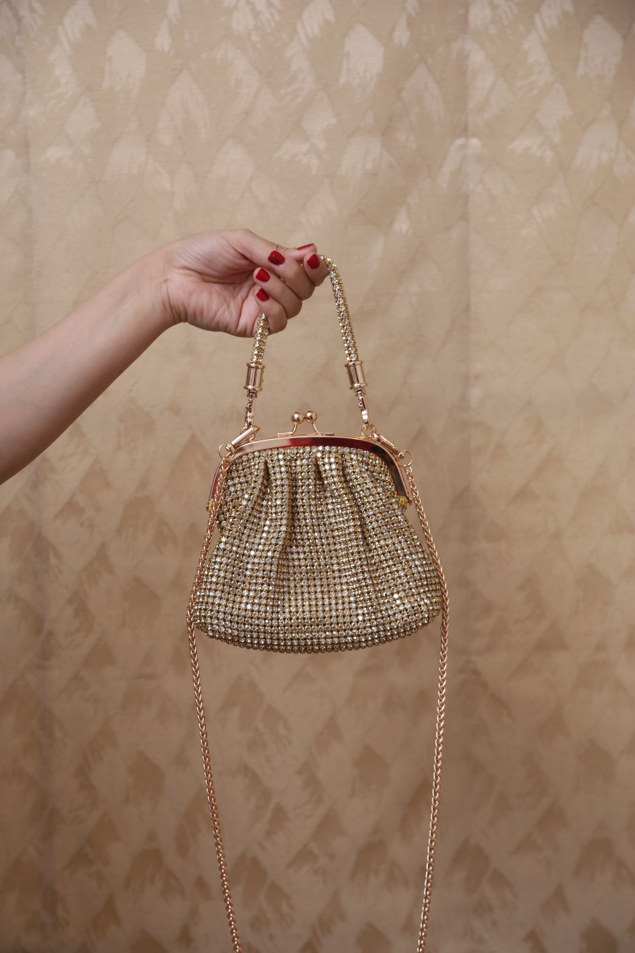 LuxeMesh Bag (LightGold)