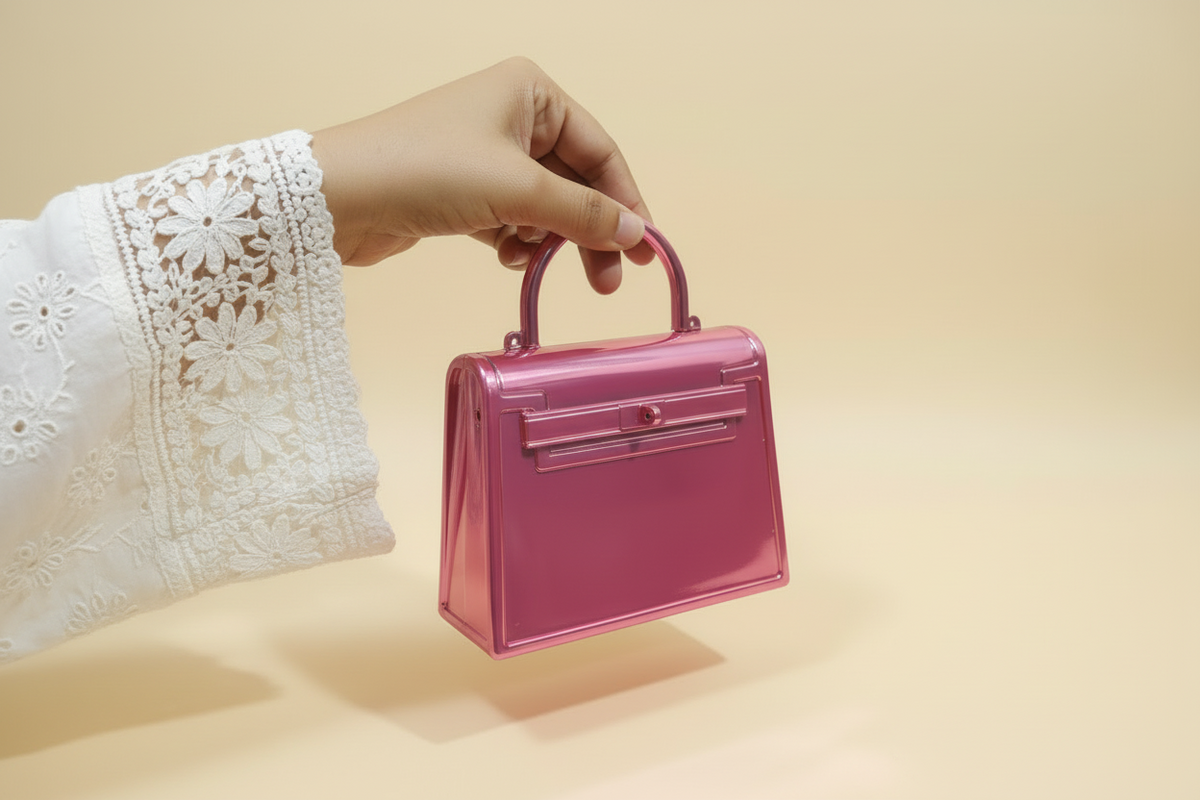 BoxLock Mini Clutch (Pink)