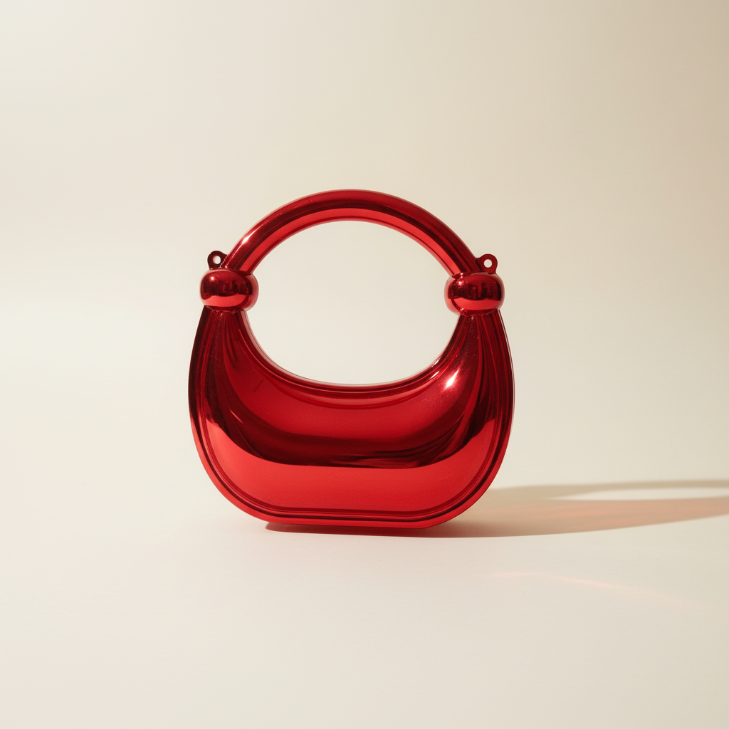 Dazzling Moon Mini Clutch(Red)