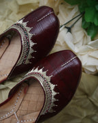 Maroon Pahari Leather